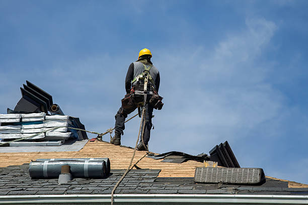 Professional Roofing technician working in Clinton, MS